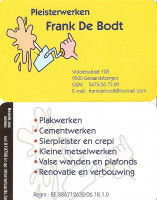 Logo Aanbrengen van sierpleister - Frank De Bodt Stukadoorbedrijf, Geraardsbergen