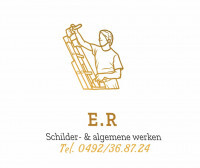 Logo Professionele schilder - E.R Schilder -en algemene werken, Lendelede