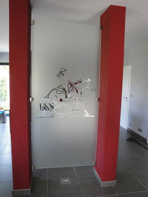 Gezandstraald glas