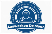 Logo Professioneel lasser - Laswerken De Moor, Oosterzele