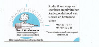 Logo Professionele tuinaannemer - Tuinarchitectuur Vervloessem Geert, Heist-op-den-Berg