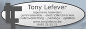 Logo Tony Lefever, Zele