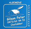 Logo Algemene bouwwerken Gilson Peter, Oostakker