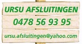 Logo Ursu Afsluitingen, Beersel