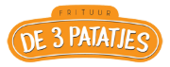 Logo Frituur De 3 Patatjes, Zwijndrecht