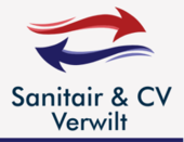 Logo Sanitair en CV Verwilt, Schoten