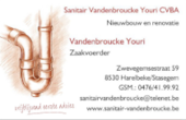 Logo Sanitair Vandenbroucke Youri CVBA, Harelbeke