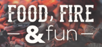 Logo Cateringservice voor babyborrels - Food Fire and Fun, Wakken