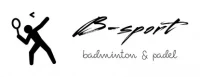 Logo Badmintonracket - B-sport, Knesselare