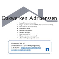 Logo Aannemer voor dakisolatie - Dakwerken Adriaenssen, Meer (Hoogstraten)
