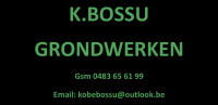 Logo Opkuis van tuinen - K. Bossu Grondwerken, Hooglede