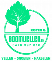 Logo Kappen van bomen - Boomvellen Royen, Borgloon