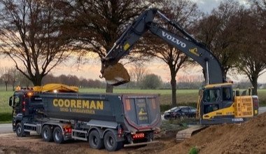 Uitgraven van kelders Haaltert (Heldergem), Oost-Vlaanderen