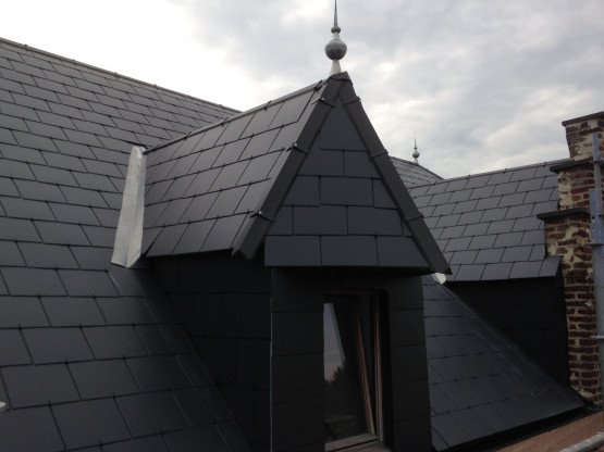 Hellende daken Brustem, Limburg