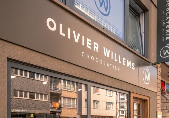 Zelfgemaakte Belgische pralines Oostende, West-Vlaanderen