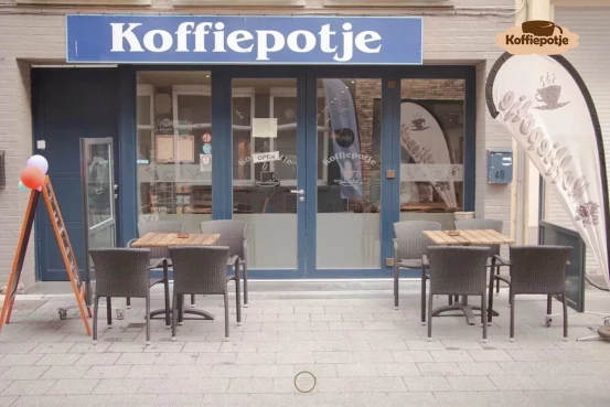 Koffiebar met pannenkoeken Blankenberge, West-Vlaanderen