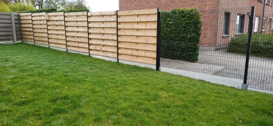 Moderne tuinafsluitingen Avelgem, West-Vlaanderen