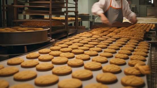 Vers gebak van de bakker Brugge, West-Vlaanderen