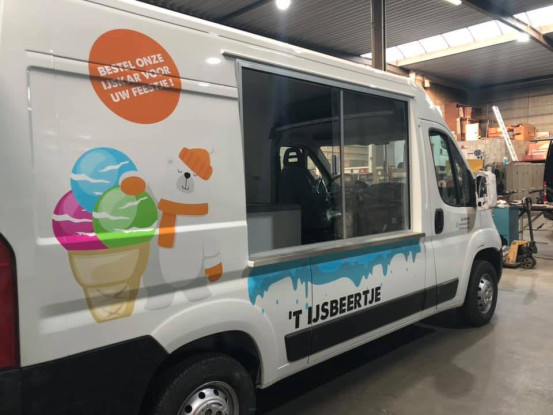 Italiaans softijs foodtruck Brecht, Antwerpen