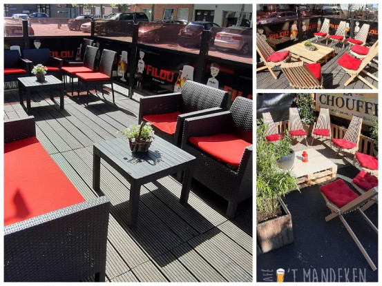 Cafe met terras Wingene, West-Vlaanderen