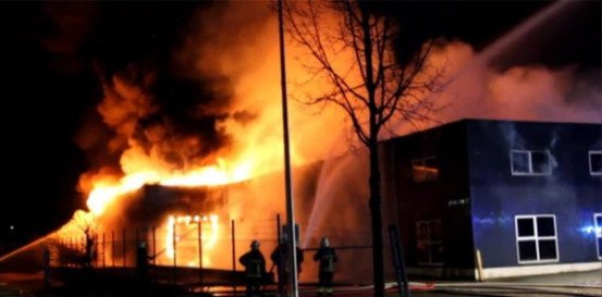 Training in brandbestrijding Maarkedal, Oost-Vlaanderen
