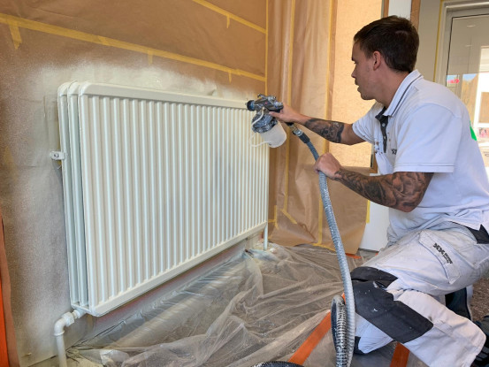 Schilderwerken binnen woning Zele, Oost-Vlaanderen